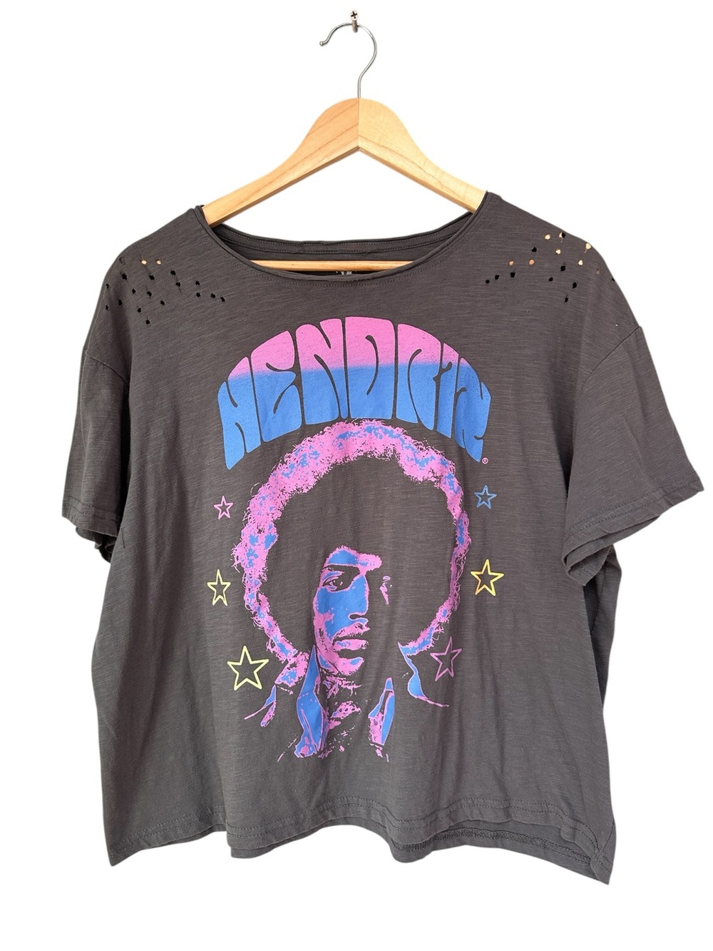 Authentic Jimi Hendrix Purple Haze Graphic Tee, Women's Size Medium